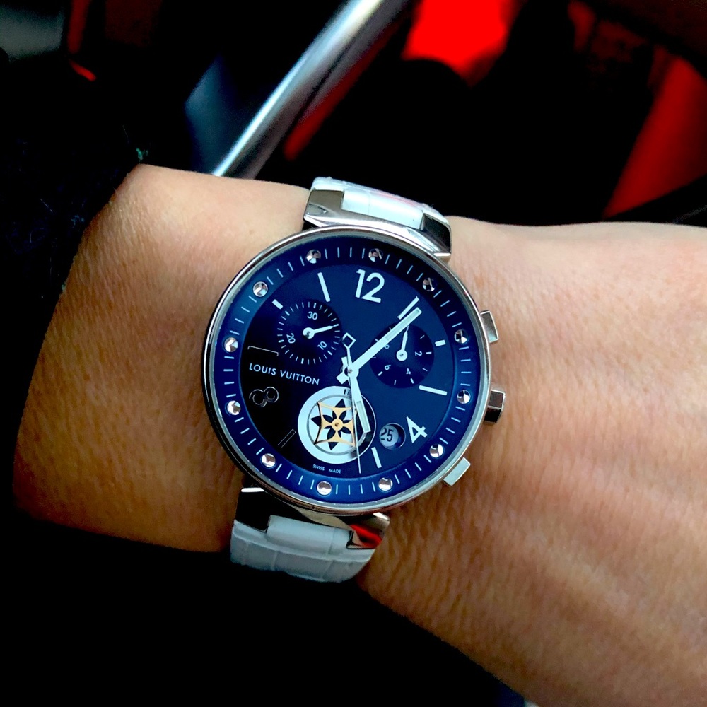 COPY - Louis Vuitton Tambour Moon Star 35 Watch